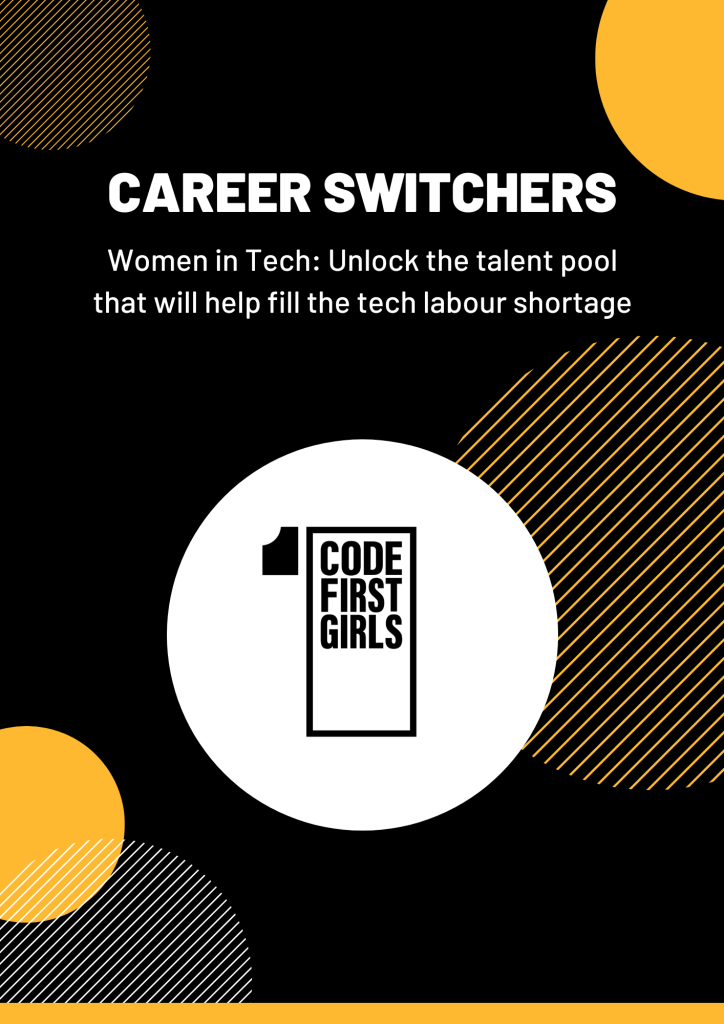 Clickable image linking to 'Career Switchers Report' page