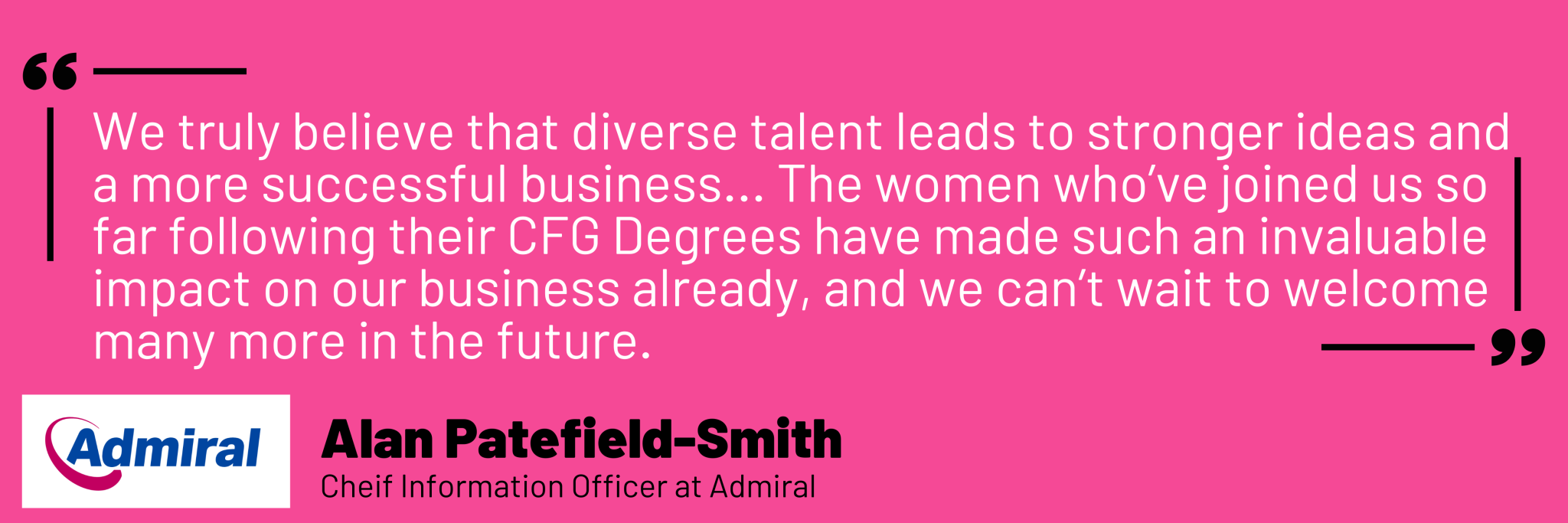 Quote from Admiral CIO, Alan Patefield-Smith