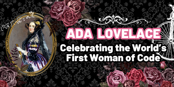 Blog thumbnail showing the blog title: Ada Lovelace -Celebrating the world's first woman of code