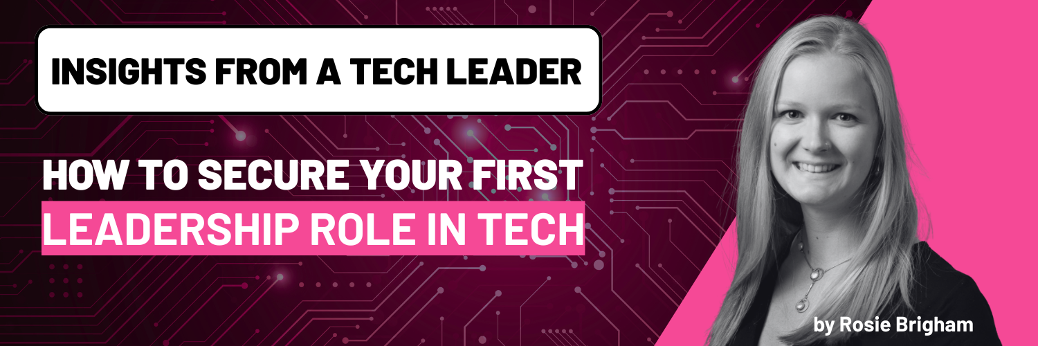 How to get a leadership role in tech